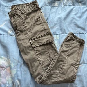 low rise 2000s calvin klein skinny cargo pants
